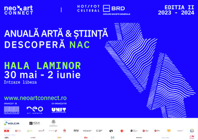 Changing enviroments. Anuala NAC – Neo Art Connect, Hala Laminor. 30 mai – 2 iunie 2024