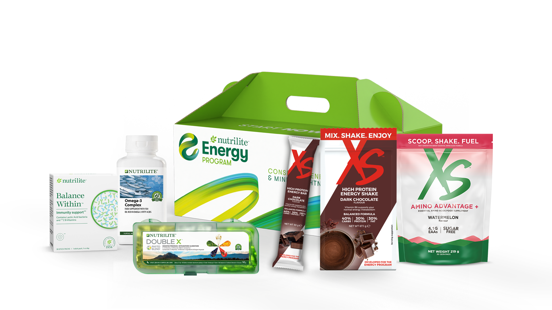 Nutrilite Energy Program: Un nou plan holistic care readuce echilibrul in viata ta. Incarca-te cu energie constanta si stare de bine generala cu o rutina echilibrata pentru intreaga zi!