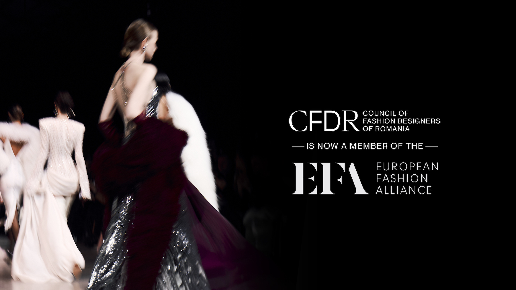 Bucurestiul intra in dialogul european al modei: Council of Fashion Designers of Romania, organizatorul Mercedes-Benz Bucharest Fashion Week, devine membru al European Fashion Alliance